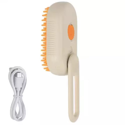 Cat Dog Pet Cleaning Massage Spray Comb, Pet Undercoat Hair Removal Slicker Brush for Dog and Cat Grooming Tool